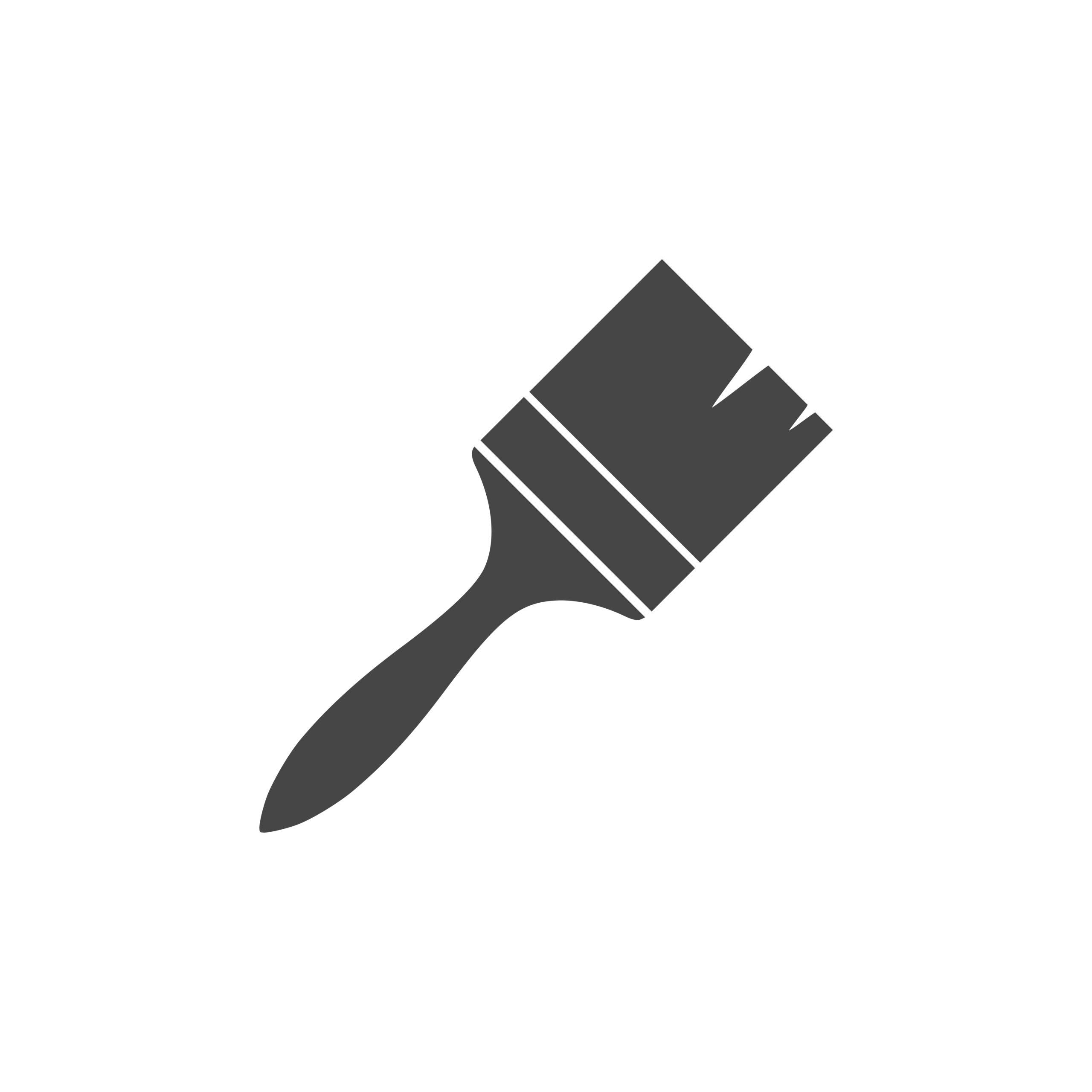 Paint brush icon vector